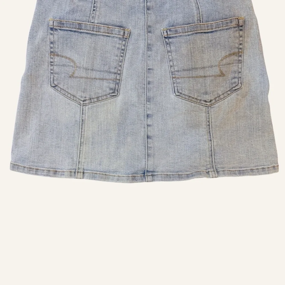 American Eagle Outfitters Light Blue‎ Denim Mini Skirt Size 4